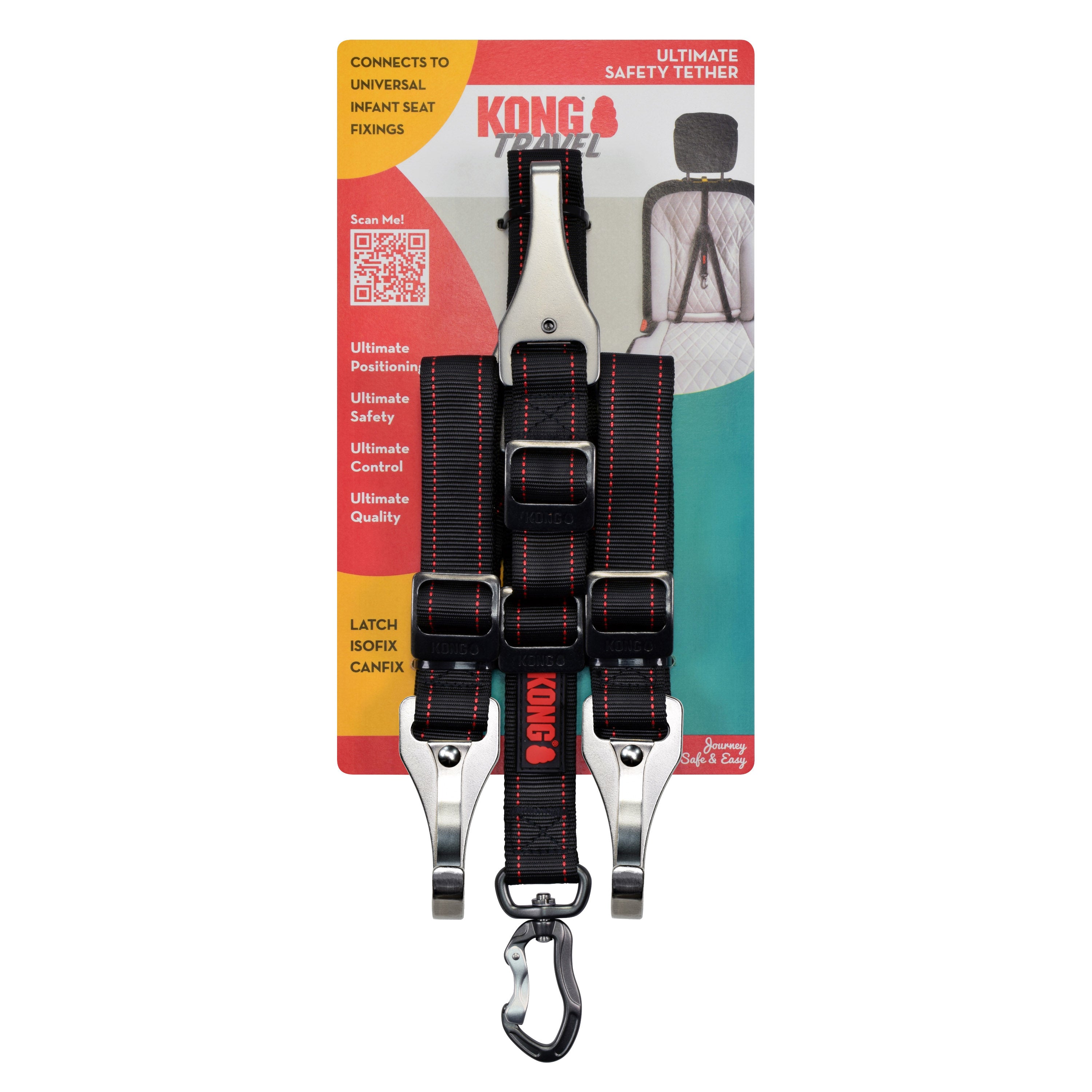 KONG Ultimate Safety Tether Dog Seat Belt